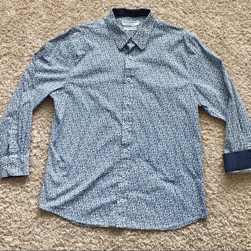 Nick Graham Men’s Paisley Button Up